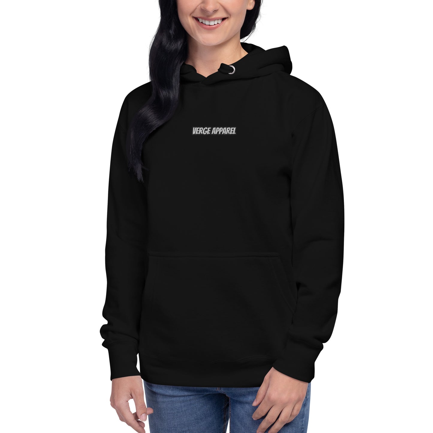 VERGE APPAREL Urban Black Hoodie