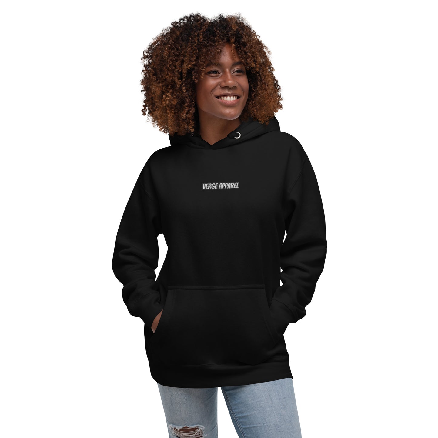 VERGE APPAREL Urban Black Hoodie